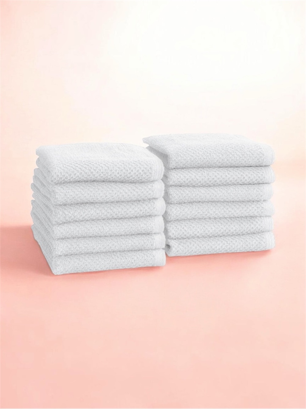 Madelinen Popcorn 12-Pack Cotton Washcloth Set NWT